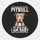 Search for pitbull dog stickers Humour