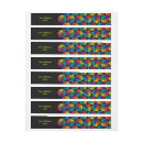 Search for psychedelic return address labels Retro