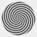 Search for black and white spiral stickers Monochrome