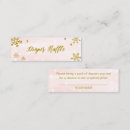 Search for raffle ticket business cards Girl baby shower
