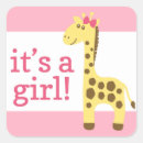 Search for girl giraffe stickers Giraffe baby shower