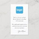 Search for appreciation business cards Promotional