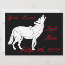 Search for wolf howling invitations Nature