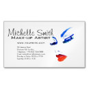 Search for face makeup artist business cards Elegant