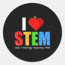 Search for stem education stickers I love math