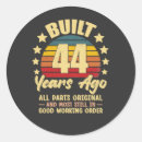 Search for no 44 stickers 44th birthday