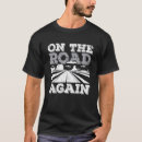 Search for on the road again tshirts Music