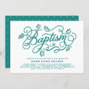Search for teal christening invitations Rustic