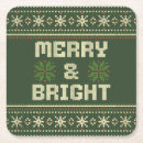 Search for ugly christmas sweater coasters Snowflakes