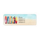 Search for surfboard return address labels Surfing