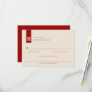 Search for chinese wedding rsvp cards Red and gold