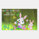 Search for happy easter pink bunny stickers Blue