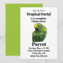 Search for parrot party invitations Bird