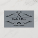 Search for hipster business cards Moustache