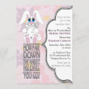 Search for mad hatter bridal shower invitations White rabbit