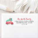 Search for cute car return address labels Red
