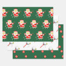 Search for christmas golf wrapping paper Green