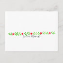 Search for new address christmas postcards We've moved