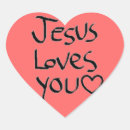Search for heart jesus stickers Jesus loves you