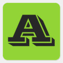 Search for green letter stickers Alphabet