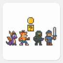 Search for retro gaming stickers 8bit