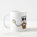 Search for happy robot mugs Cute