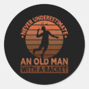 Search for tennis funny stickers Racquet