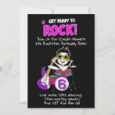 Search for rocker birthday invitations Rock and roll