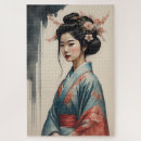 Search for beautiful woman puzzles Flowers