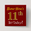 Search for 11th birthday badges 11 years old