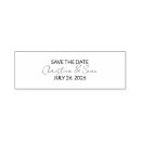 Search for save the date rubber stamps Classic