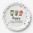 Search for kids halloween plates Orange