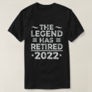 Search for the legend has retired tshirts Pension