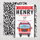 Search for dalmation invitations Firetruck