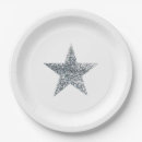 Search for new year paper plates Silver