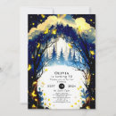 Search for fireflies birthday invitations Cute