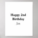 Search for 2nd posters Happy 2nd birthday