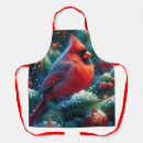 Search for cardinal bird aprons Winter