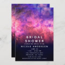 Search for galaxy bridal shower invitations Celestial