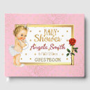 Search for princess baby shower games party stationery Pink and gold