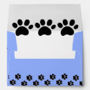 Search for paw print envelopes Dog