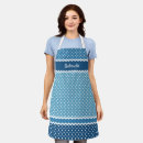 Search for cyan blue aprons For her