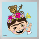 Search for frida kahlo posters Monkey