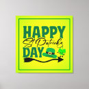 Search for st patricks day canvas prints Happy