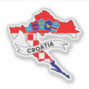 Search for croatian coat of arms stickers Hrvatska