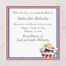 Search for new born baby invitations Vintage