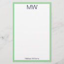 Search for border stationery paper Monogrammed