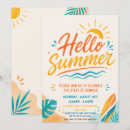 Search for hello summer invitations Pool party
