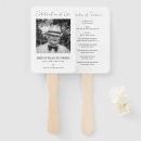 Search for funeral hand fans In loving memory