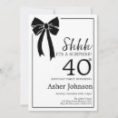Search for surprise 40th invitations Trendy